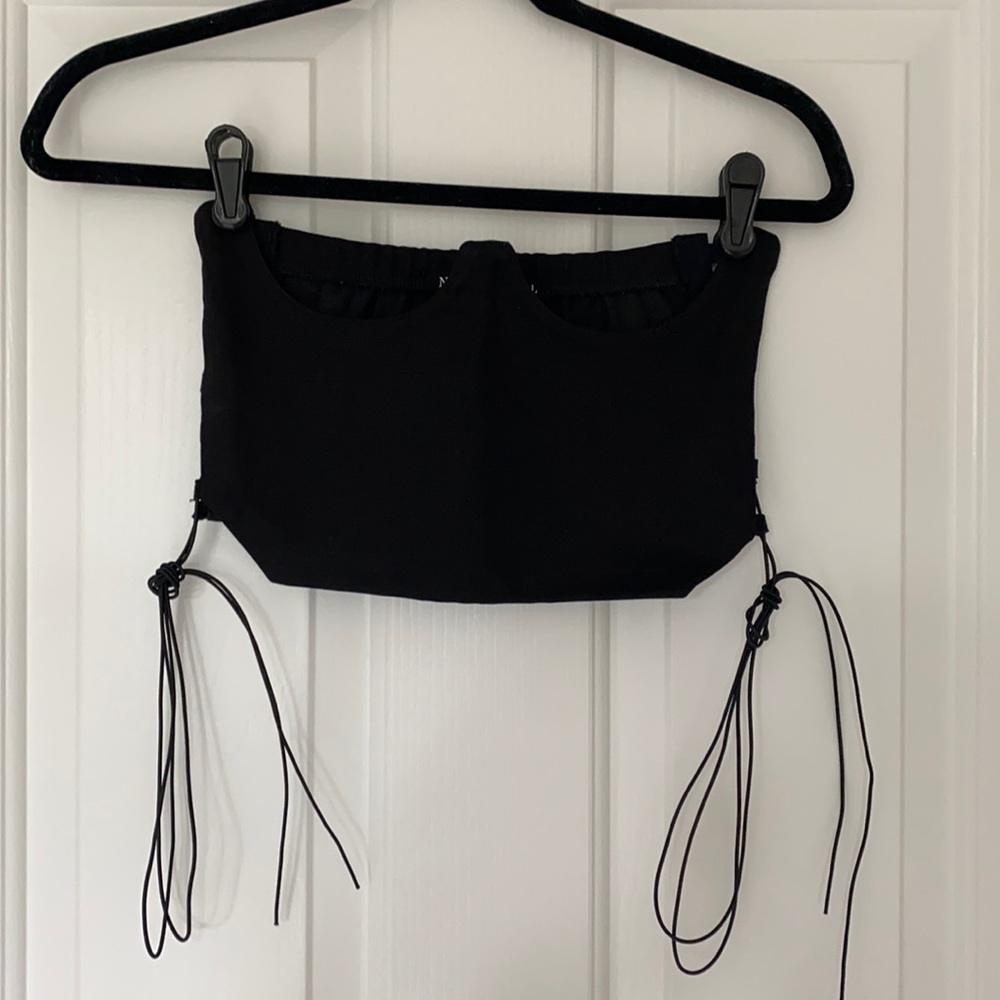 NWOT Noctex Lace Up Bustier